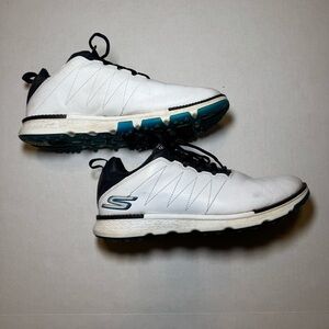 Skechers GO GOLF Elite V.3 Spikeless Golf Shoes - Men’s Size 8 - White/navy
